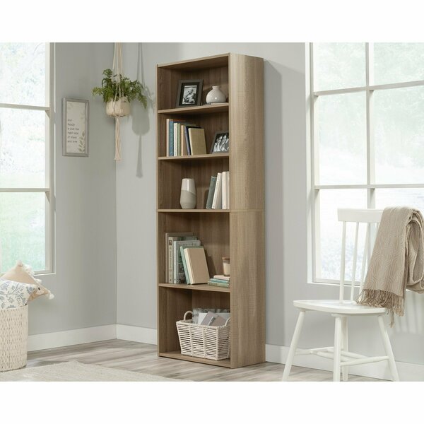 Sauder Beginnings Beginnings 5-Shelf Bookcase So , Three adjustable shelves for flexible storage options 424261